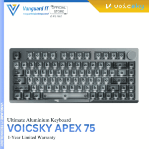 VOICSKY Apex 75 Tone Linear Switch Aluminium - Stealth Grey [Tri-M / Volume Knob / WBD]