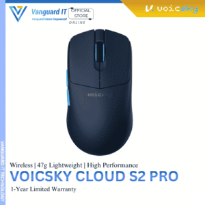 VOICSKY Cloud S2 Pro Wireless Mouse - Dark [1K|Symmetrica|Tri-M|49G|Paw3395]