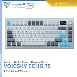 VOICSKY Echo 75 Tone Tactile Switch - Light [Tri-M / 1.14" Screen / M-Func Knob / WBD]