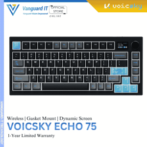 VOICSKY Echo 75 Tone Tactile Switch - Dark [Tri-M / 1.14" Screen / M-Func Knob / WBD]