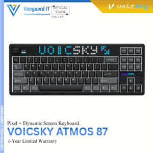 VOICSKY Atmos 87 Tone Linear Switch - Dark [Tri-M / Pixel Display / M-Func Knob / WBD]