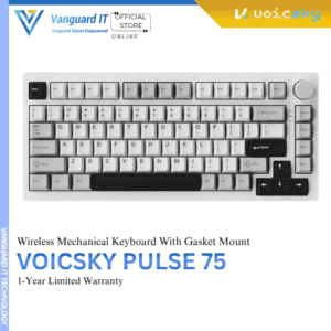 VOICSKY Pulse 75 Cloudy Tactile Switch - Carbon [Tri-M / Volume Knob / WBD]