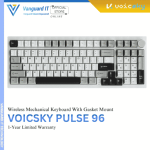 VOICSKY Pulse 96 Cloudy Tactile Switch - Carbon [Tri-M / Volume Knob / WBD]