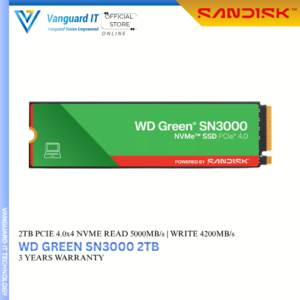 WD Green SN3000 2TB NVMe SSD Gen4x4 [Read:5000MB/s Write:4200MB/s]