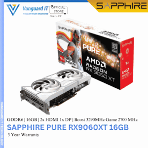 SAPPHIRE PURE RX 9060XT 16GB OC