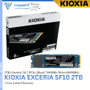 KIOXIA EXCERIA BASIC 2TB NVMe SSD Gen4x4[Read:7300MB/s Write:6800MB/s]